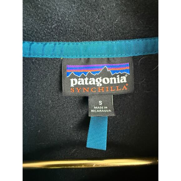 Patagonia Men's Vintage Snap T Synchilla Pullover, Small - Picture 2 of 4